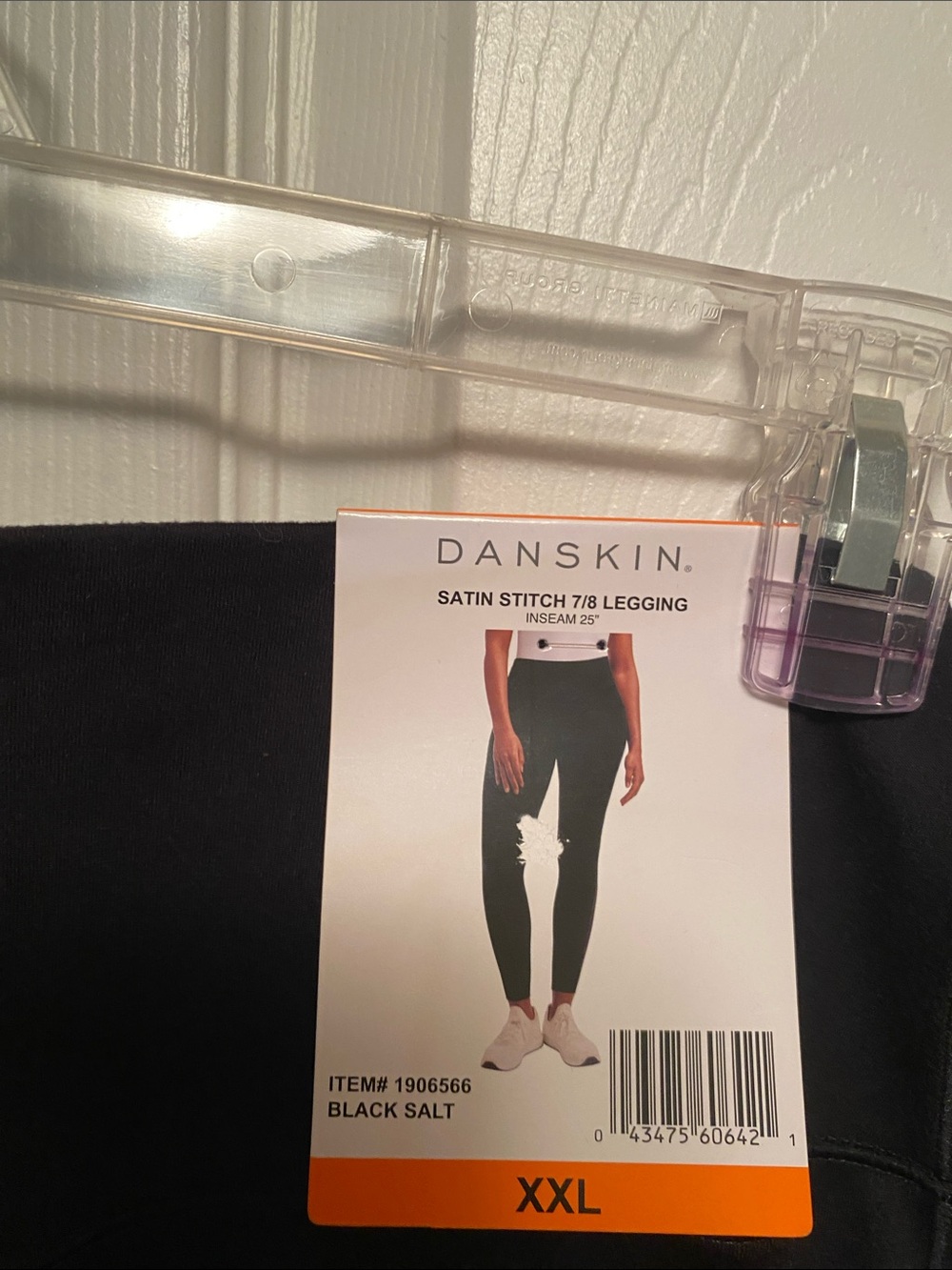 Danskin Black Activewear 7/8 Leggings…size XXL - Picture 5 of 5